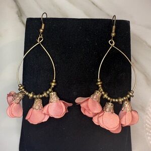 Bohemian Floral Drop Earrings